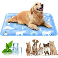 Dog Cooling Mat, 2025 New Lightweight Summer Cooling Pet Mats, Durable and Comfortable Cool Blanket for Dogs, Portable Cool Blanket for Small Pets, Hot Weather Pets (Blue02, X-Large) summer dogessentials