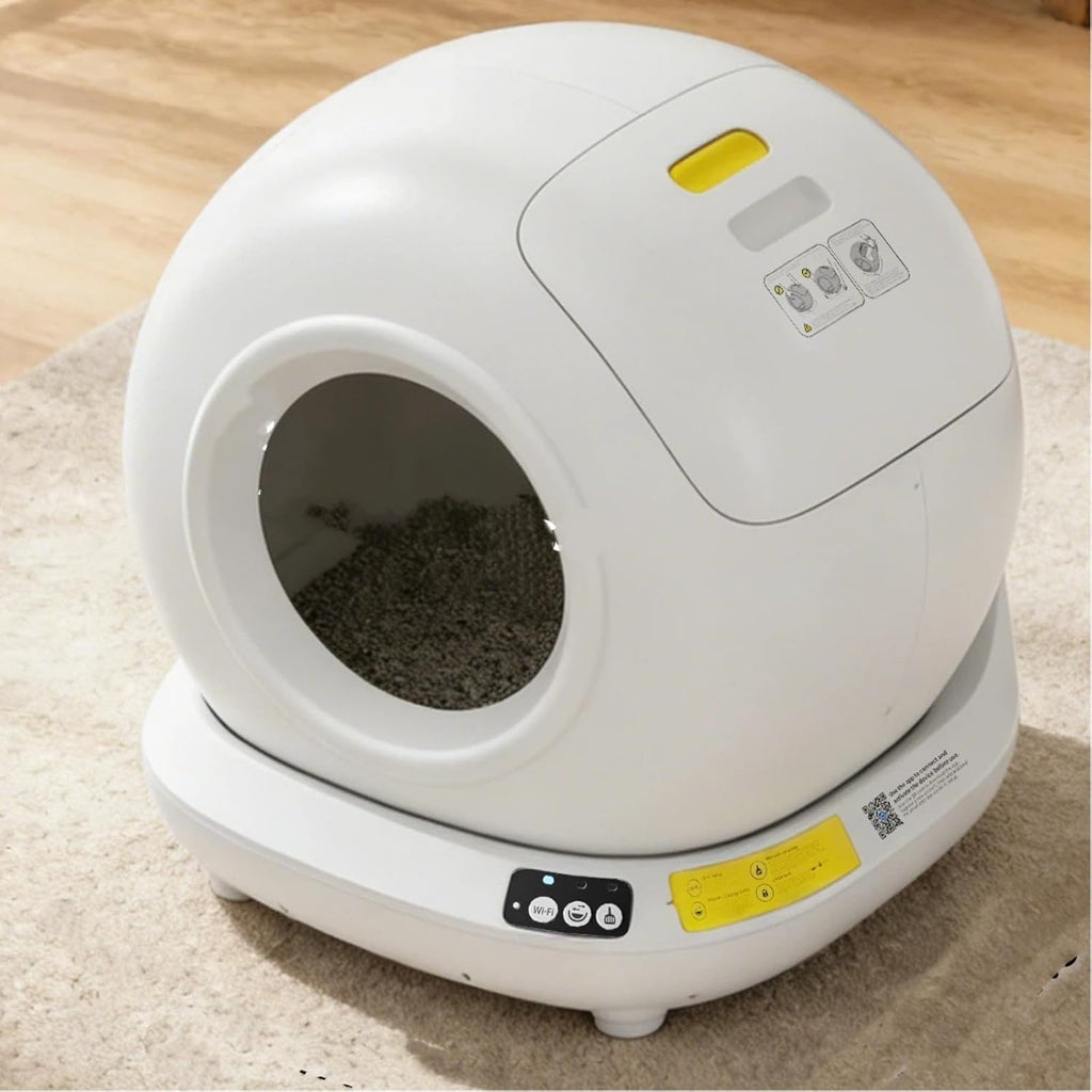 Fully Automatic Cat Litter Box, Pet Supplies Automatic Litter Tray for Cats, Automatic Litter Box