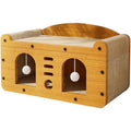 New Multi-Function Cat Scratcher House,3-in-1 Scratch Pad and Soft Bed , Durable Build & Ideal for Cats/Kitty Modern-Style Cat House| Ideal for cats to rest, relax, and play(Color:yellow/B)