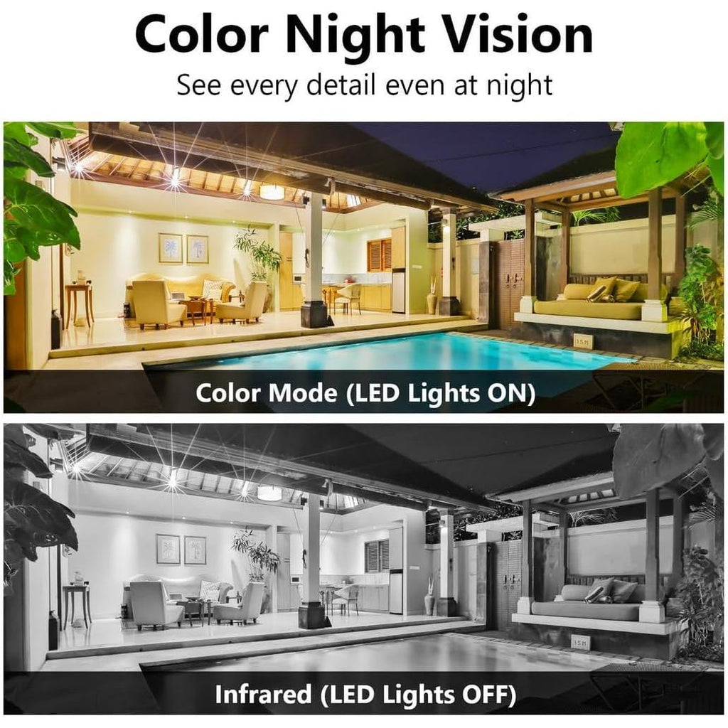 Wireless Security Camera Light Works with Alexa,Super Bright 30W 3000Lumens Garage Light with Wired Socket and 64g TFcard, WiFi 360 PTZ Smart AI Human Detection Cam,Two-Way Audio,Color Night Vision