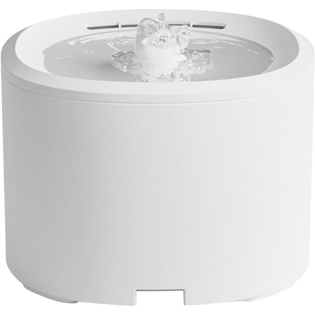 Pet Water Fountain, 101oz/3L Large Capacity Dog Cat Water Dispenser, USB Powered Circulating Fresh Water, Sleep Level Ultra Quiet Pump with 4 Layer Filtration Softening System-White